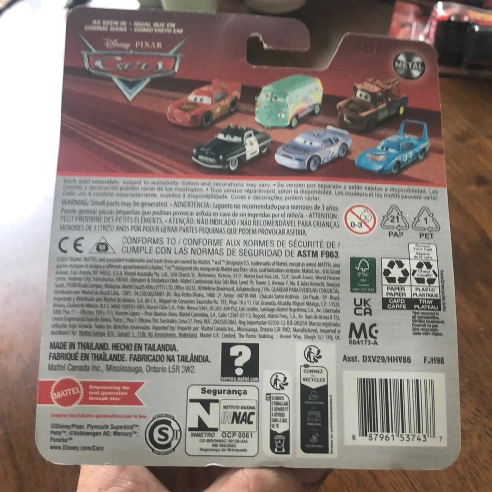 Disney Pixar’s Cars Blue Sally Toy Car